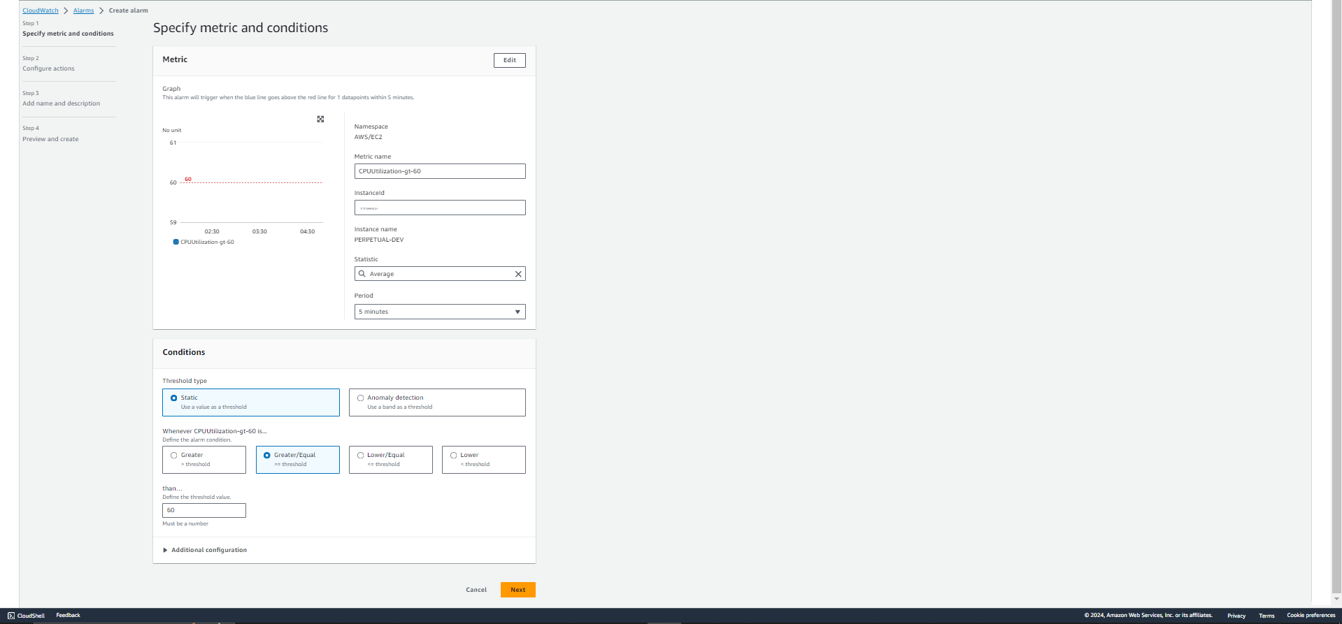 select metrics