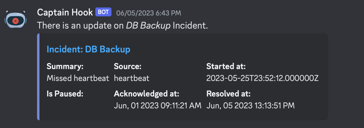 Discord Notification Example
